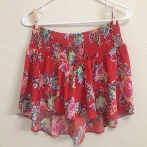 ⭐️Floral Roxy Skirt M